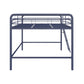 Jett Junior Full Metal Loft Bed with 3 Step Ladder - Blue - Full