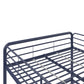 Jett Junior Full Metal Loft Bed with 3 Step Ladder - Blue - Full