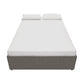 Maven Platform Bed with Storage - Grey Linen - Full