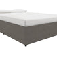 Maven Platform Bed with Storage - Grey Linen - Full