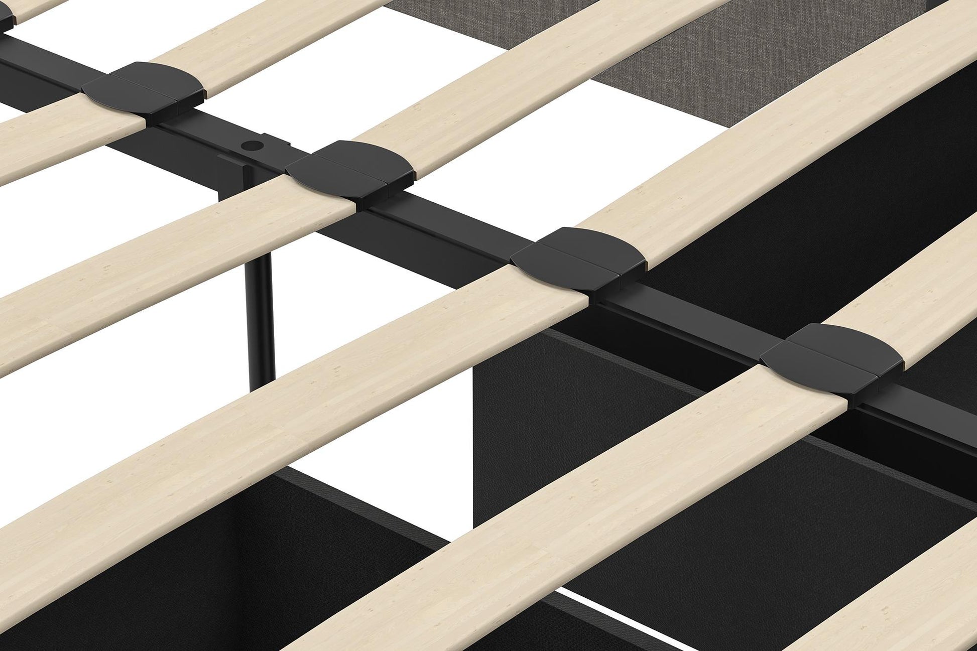 Maven Platform Bed with Storage - Grey Linen - Full