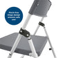 Kid's Plastic Pinch-Free Folding Chair, Set of 4 - Cool Gray - 4-Pack