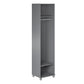 Camberly 18" Wide Mudroom Cabinet with Clothing Rod & Adjustable Shelving - Graphite Grey