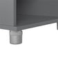 Camberly 18" Wide Mudroom Cabinet with Clothing Rod & Adjustable Shelving - Graphite Grey