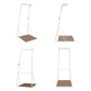 Poolside Gossip Collection Rainey Outdoor Shower with XL Base and Waterfall Bar - White - 1-Pack