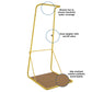 Poolside Gossip Collection Rainey Outdoor Shower with XL Base and Waterfall Bar - Yellow - 1-Pack