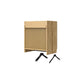 Basin 2 Door Wall Storage Cabinet with Hanging Rod - Natural