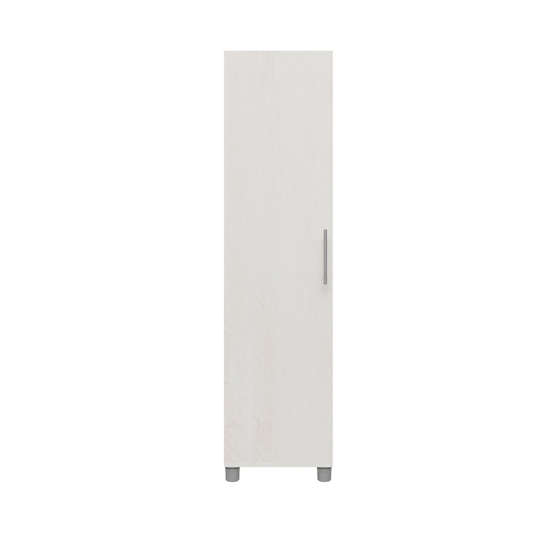 Camberly 60" Tall Storage Cabinet with 4 Shelves and Adjustable Feet - Ivory Oak