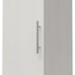 Camberly 60" Tall Storage Cabinet with 4 Shelves and Adjustable Feet - Ivory Oak