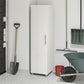 Camberly 60" Tall Storage Cabinet with 4 Shelves and Adjustable Feet - Ivory Oak