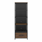 Structure Mixed Media Audio Pier with 2 Shelves and 1 Drawer - Columbia Walnut