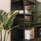 Structure Mixed Media Audio Pier with 2 Shelves and 1 Drawer - Columbia Walnut