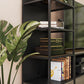 Structure Mixed Media Audio Pier with 2 Shelves and 1 Drawer - Sterling Oak Veneer