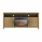 Augusta Electric Fireplace and TV Console for TVs up to 65 Inches - Natural