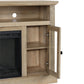 Chicago Electric Fireplace TV Console for TVs up to 50 Inch - Natural