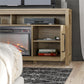 Augusta Electric Fireplace and TV Console for TVs up to 65 Inches - Natural