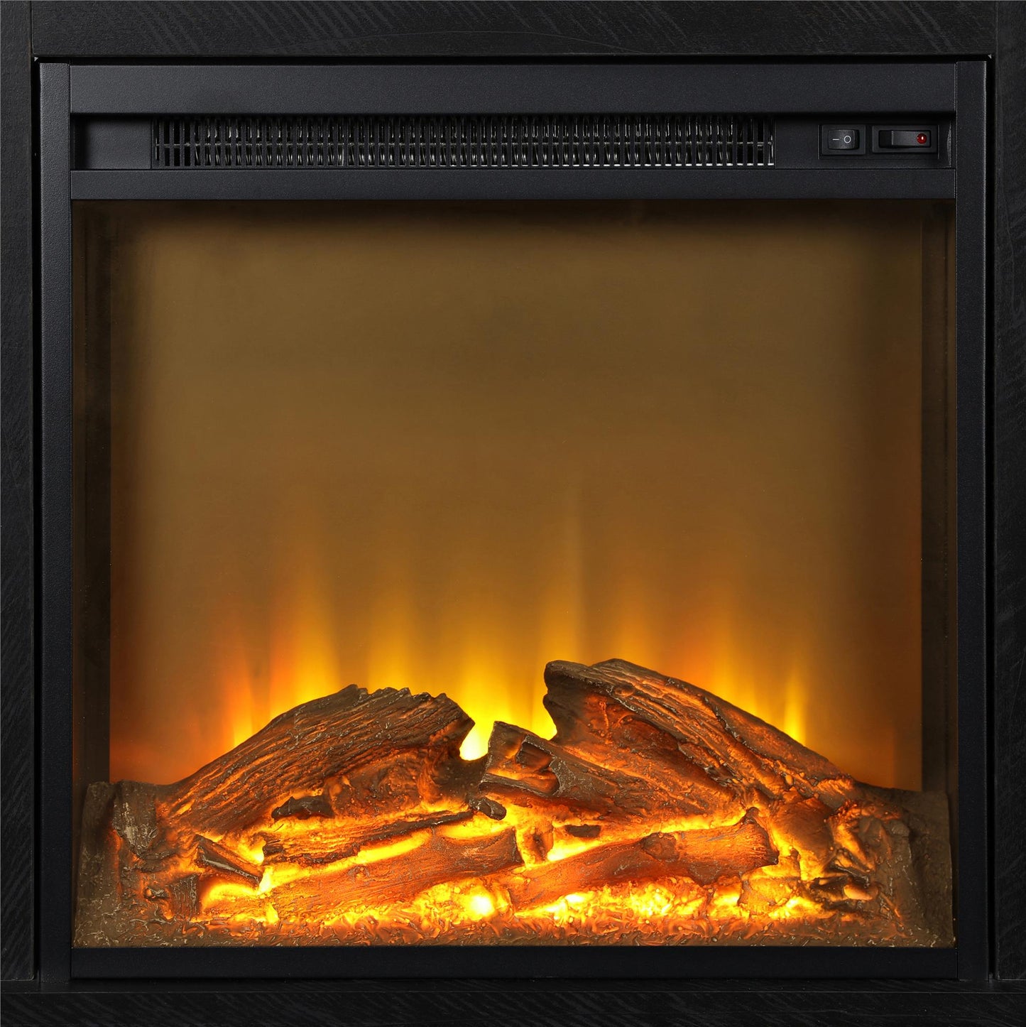 Chicago Electric Fireplace TV Console for TVs up to 50 Inch - Black Oak
