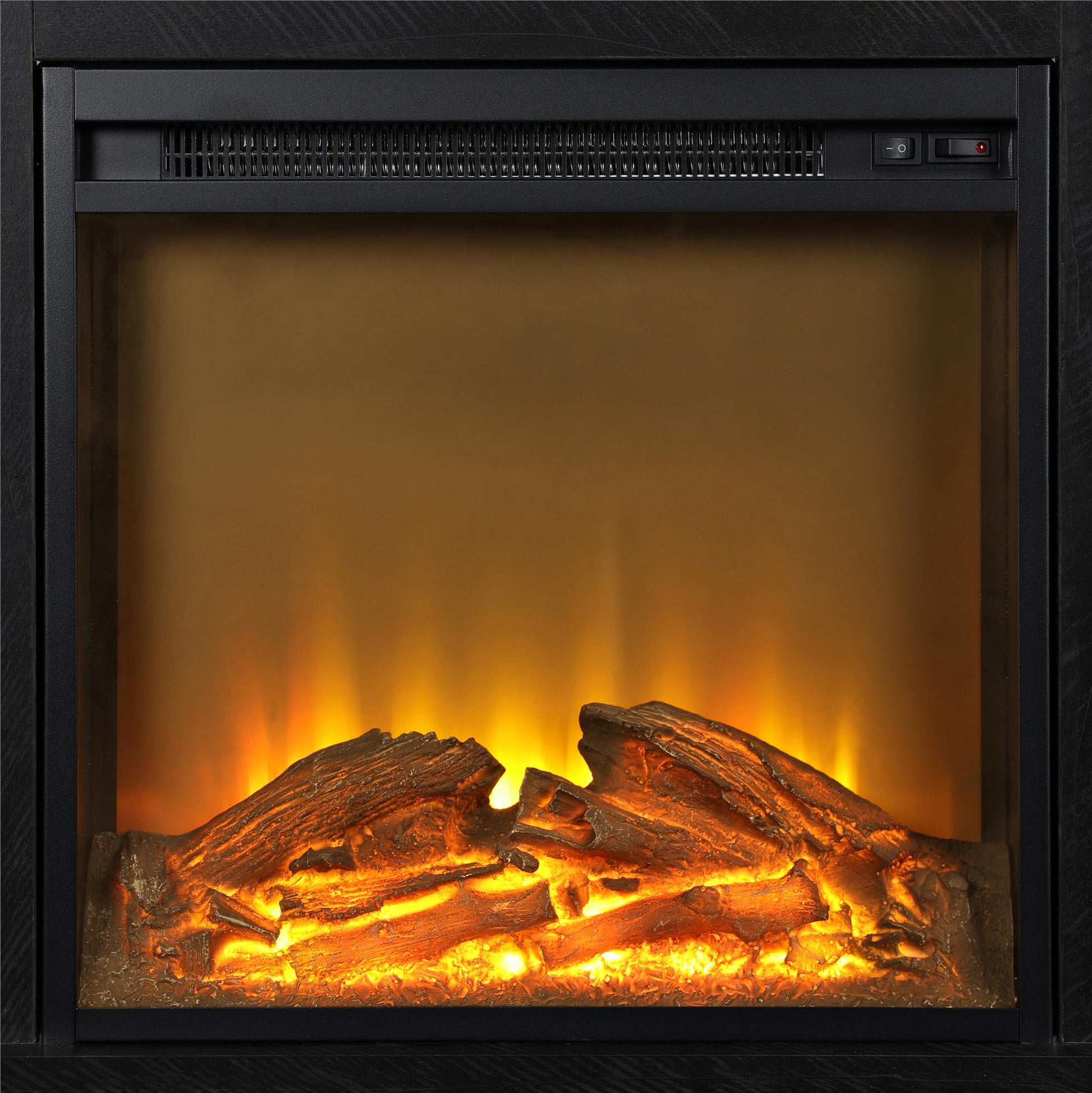 Chicago Electric Fireplace TV Console for TVs up to 50 Inch - Black Oak