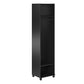 Camberly 18" Wide Mudroom Cabinet with Clothing Rod & Adjustable Shelving - Black Oak