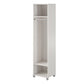Camberly 18" Wide Mudroom Cabinet with Clothing Rod & Adjustable Shelving - Ivory Oak