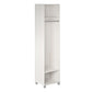 Camberly 18" Wide Mudroom Cabinet with Clothing Rod & Adjustable Shelving - Ivory Oak