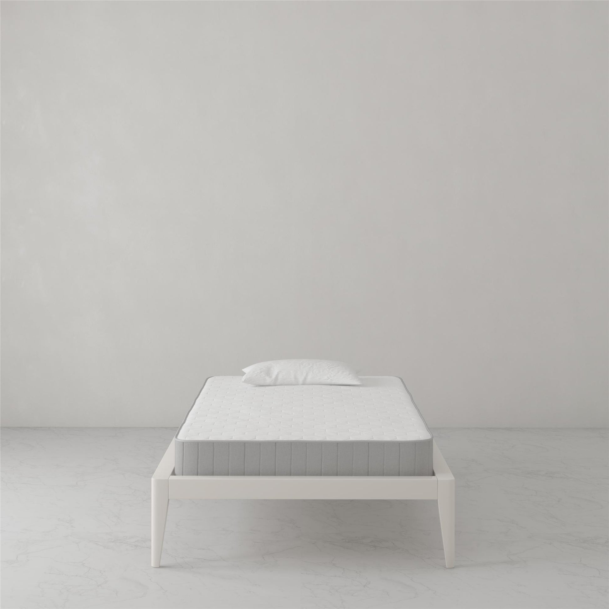 Signature Sleep Tranquility 6” Bonnell Coil Mattress, Twin - White - Twin