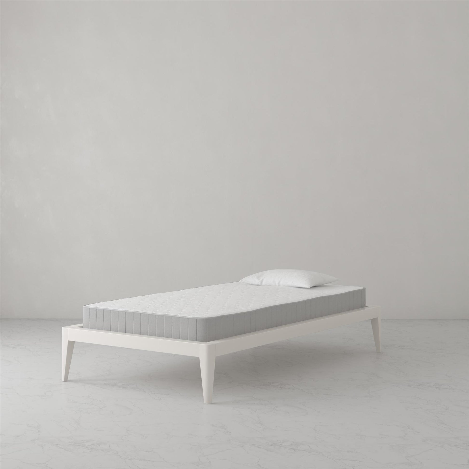 Signature Sleep Tranquility 6” Bonnell Coil Mattress, Twin - White - Twin