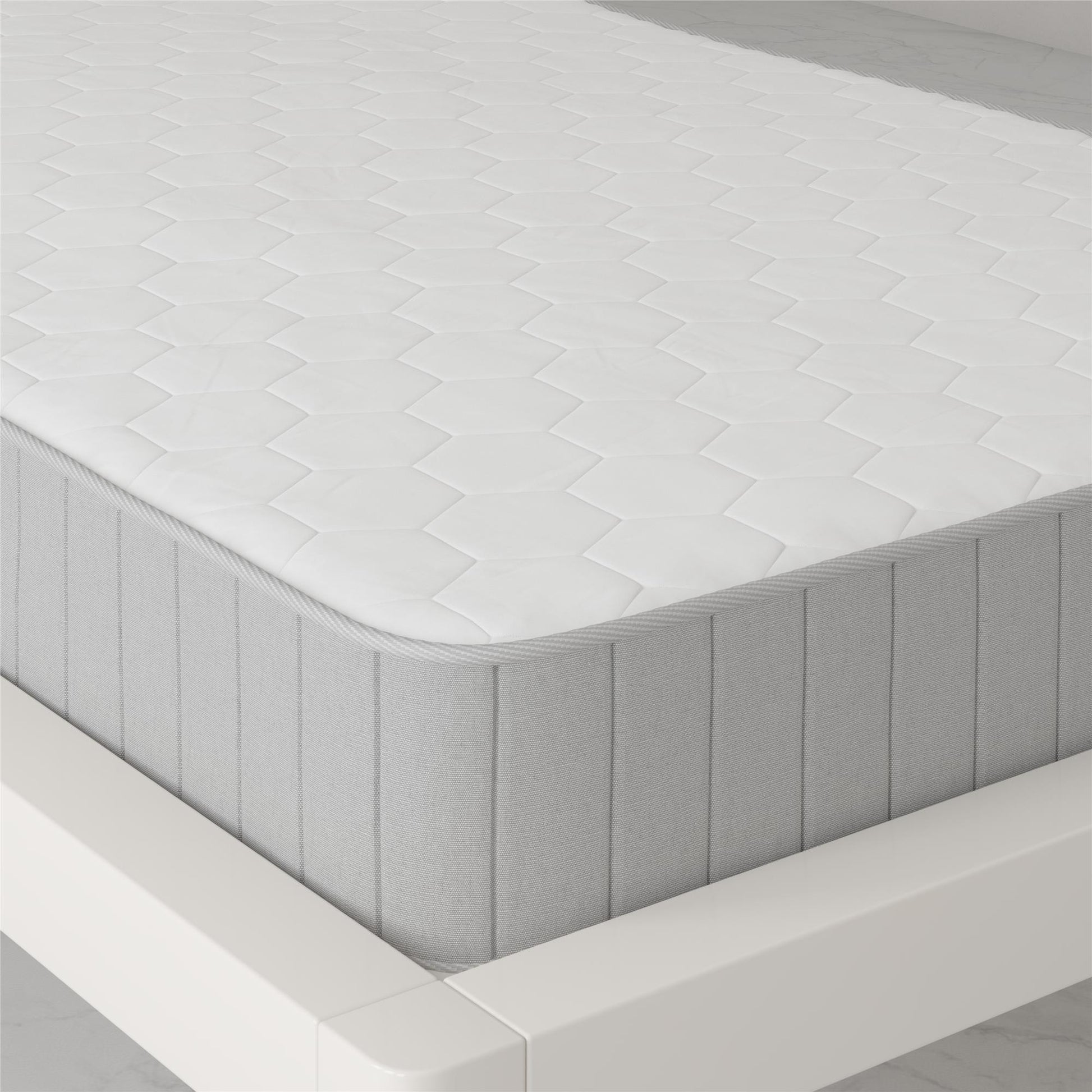 Signature Sleep Tranquility 6” Bonnell Coil Mattress, Twin - White - Twin