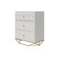 Blair 3 Drawer Dresser, White - White