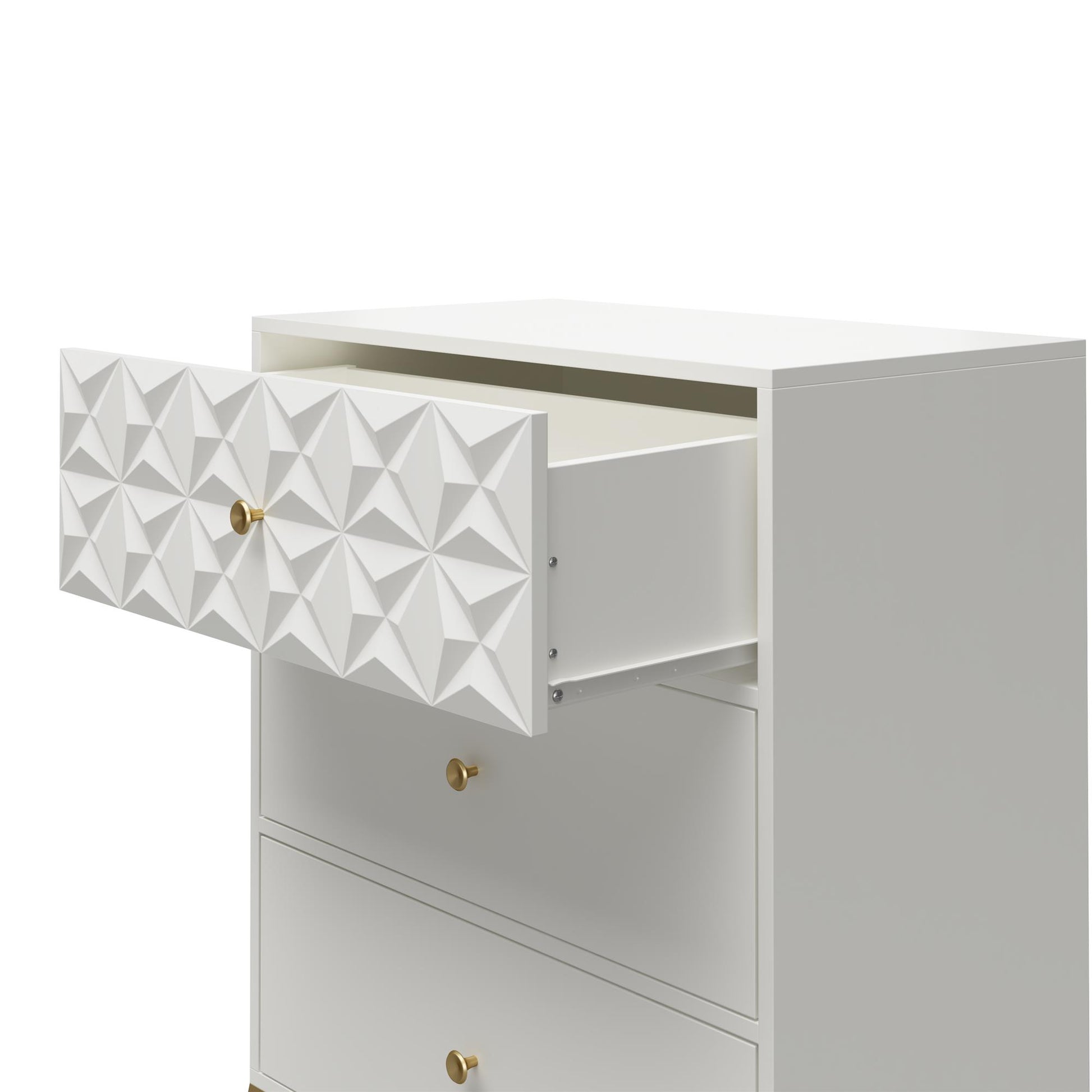 Blair 3 Drawer Dresser, White - White
