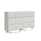 Blair 6 Drawer Dresser, White - White