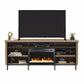 Danton Electric Fireplace TV Console for TVs up to 75" - Walnut