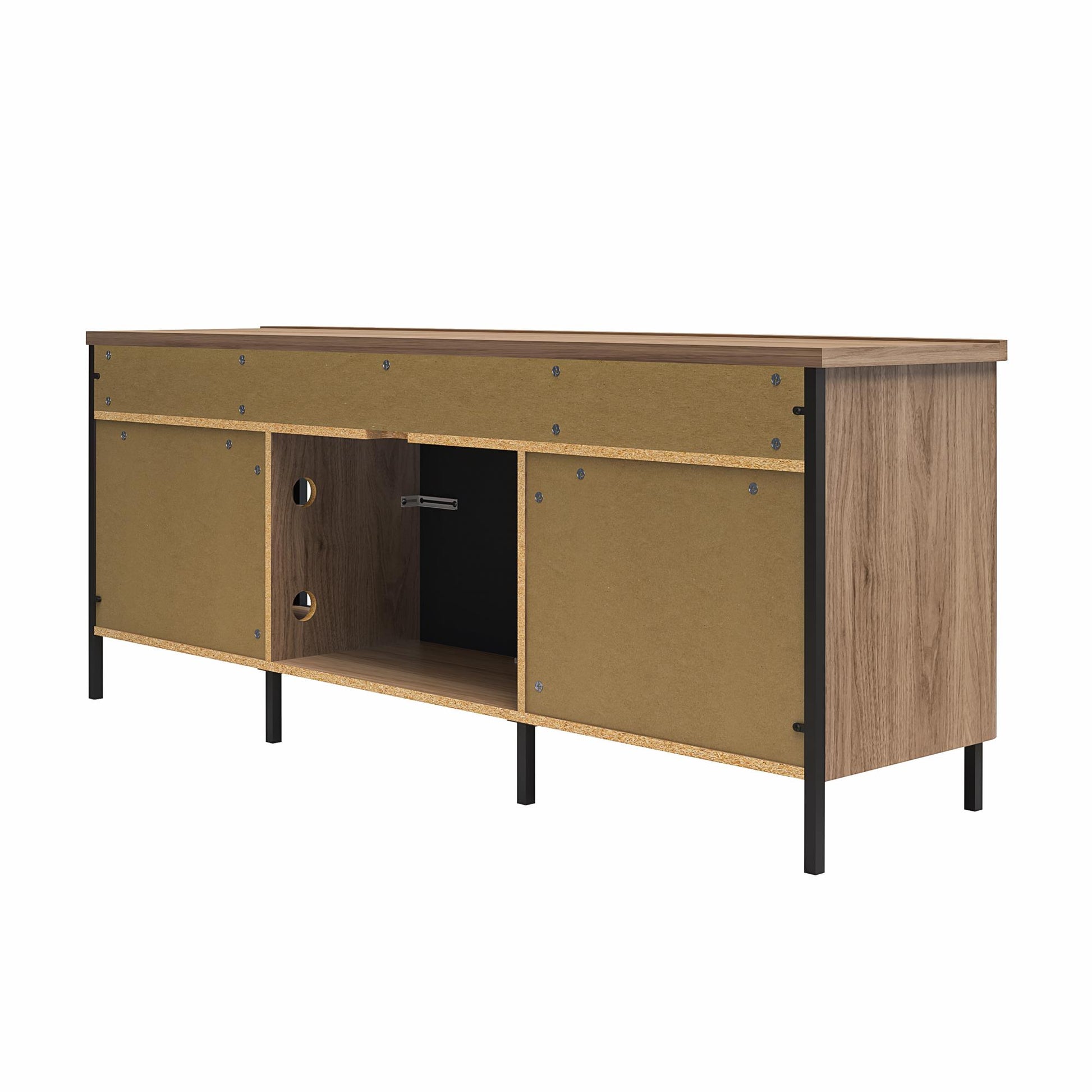 Danton Electric Fireplace TV Console for TVs up to 75" - Walnut