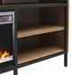 Danton Electric Fireplace TV Console for TVs up to 75" - Walnut