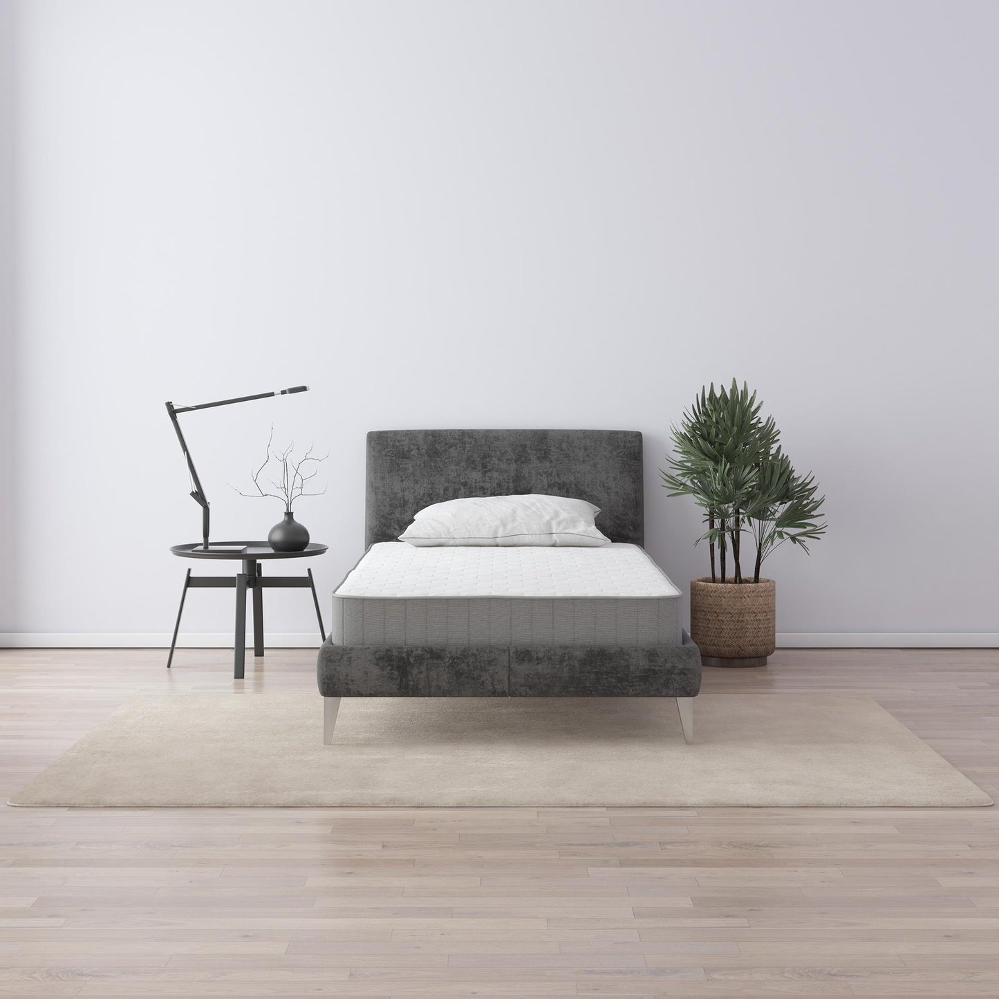Signature Sleep Tranquility 6” Bonnell Coil Mattress, Twin - White - Twin