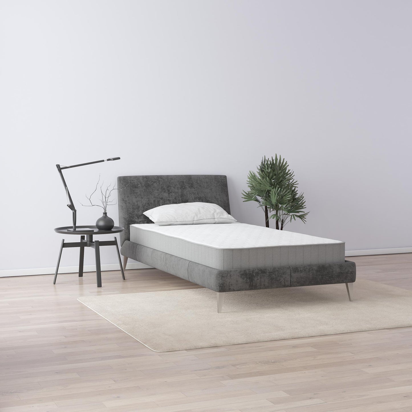 Signature Sleep Tranquility 6” Bonnell Coil Mattress, Twin - White - Twin