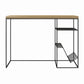 Neely Desk Mixed Media with Flat and Angled Shelves - Natural