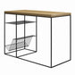 Neely Desk Mixed Media with Flat and Angled Shelves - Natural