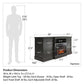 Gablewood Electric Fireplace & TV Console for TVs up to 65" - Espresso
