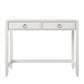 Her Majesty 2 Drawer Writing Desk, White - White