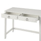 Her Majesty 2 Drawer Writing Desk, White - White