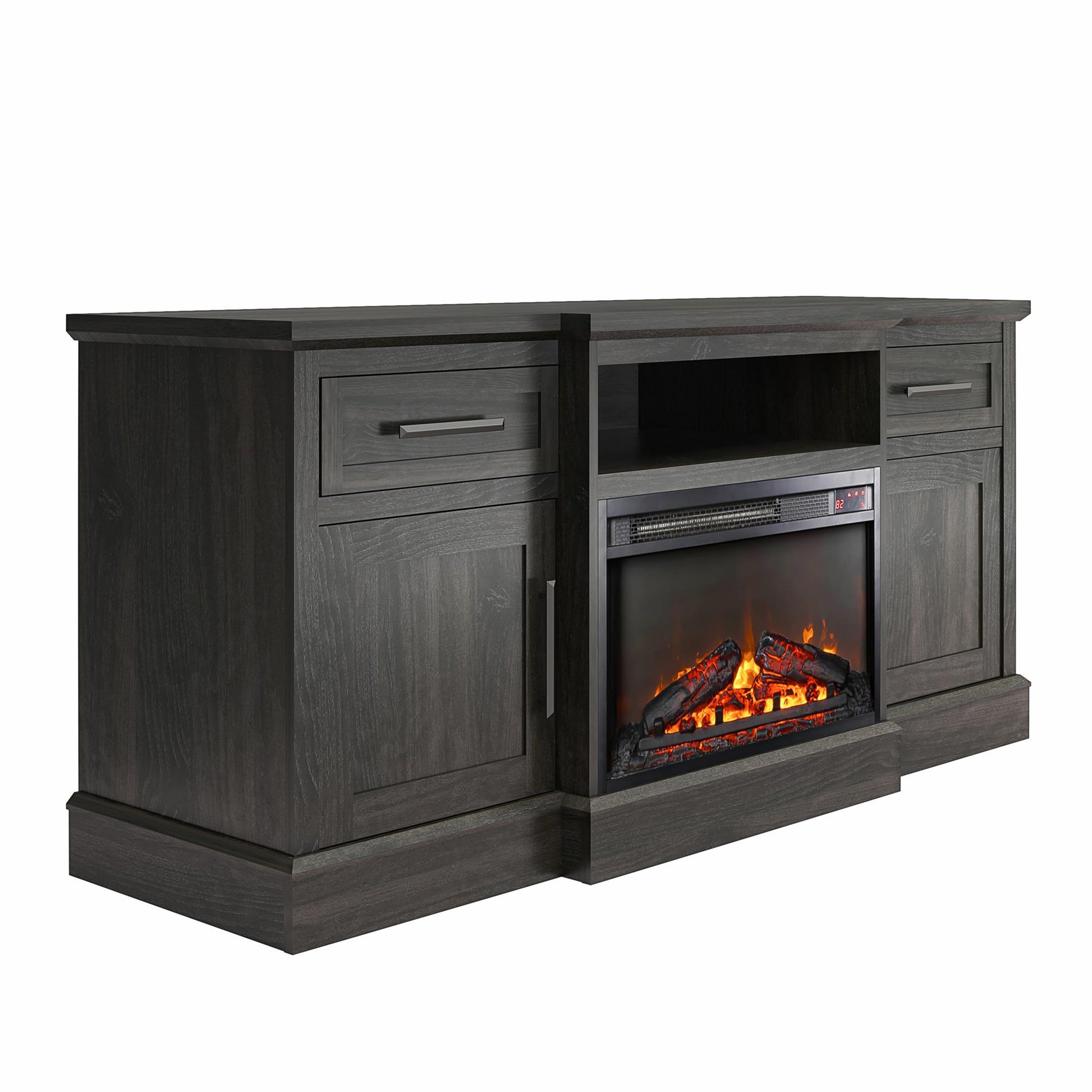 Gablewood Electric Fireplace & TV Console for TVs up to 65" - Espresso