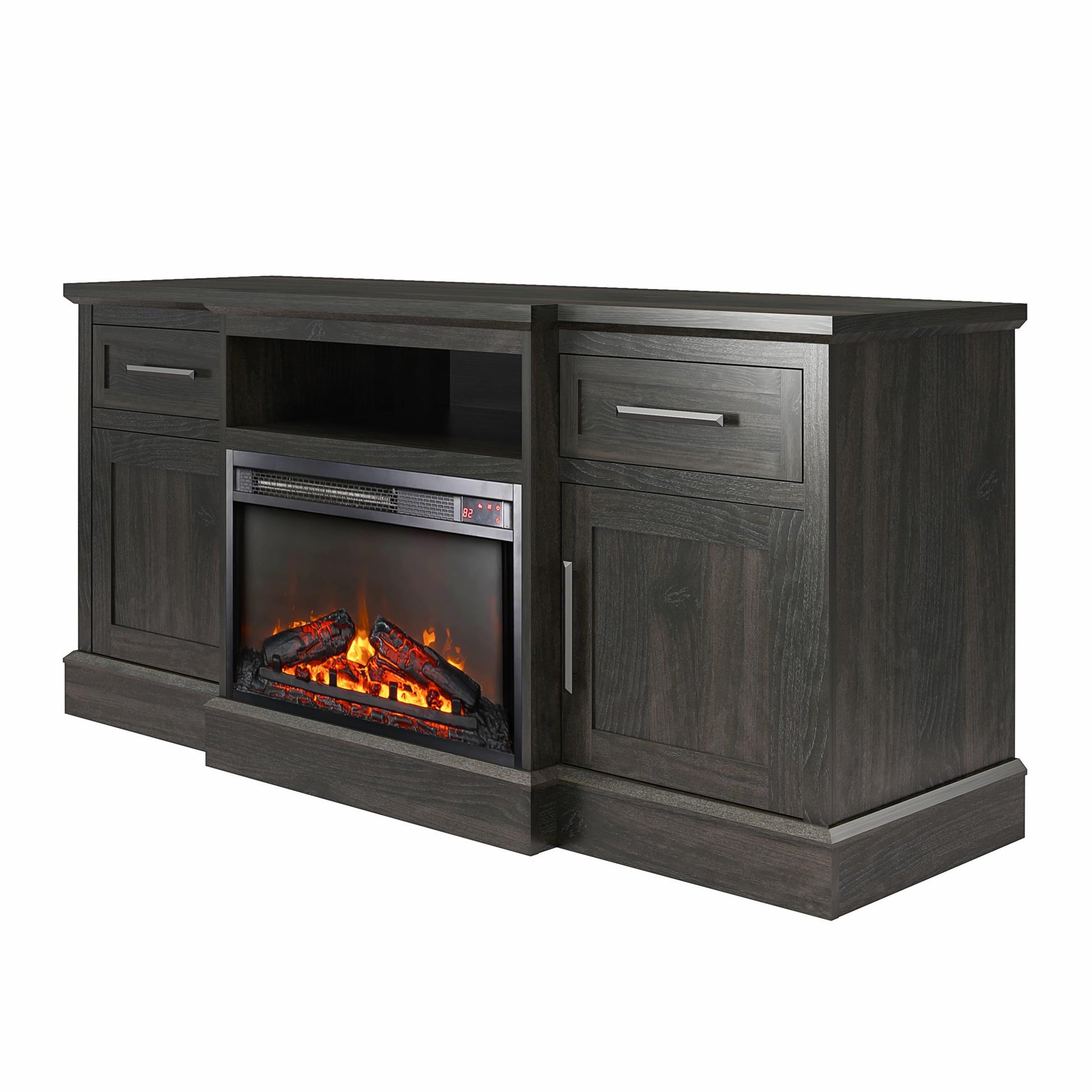 Gablewood Electric Fireplace & TV Console for TVs up to 65" - Espresso