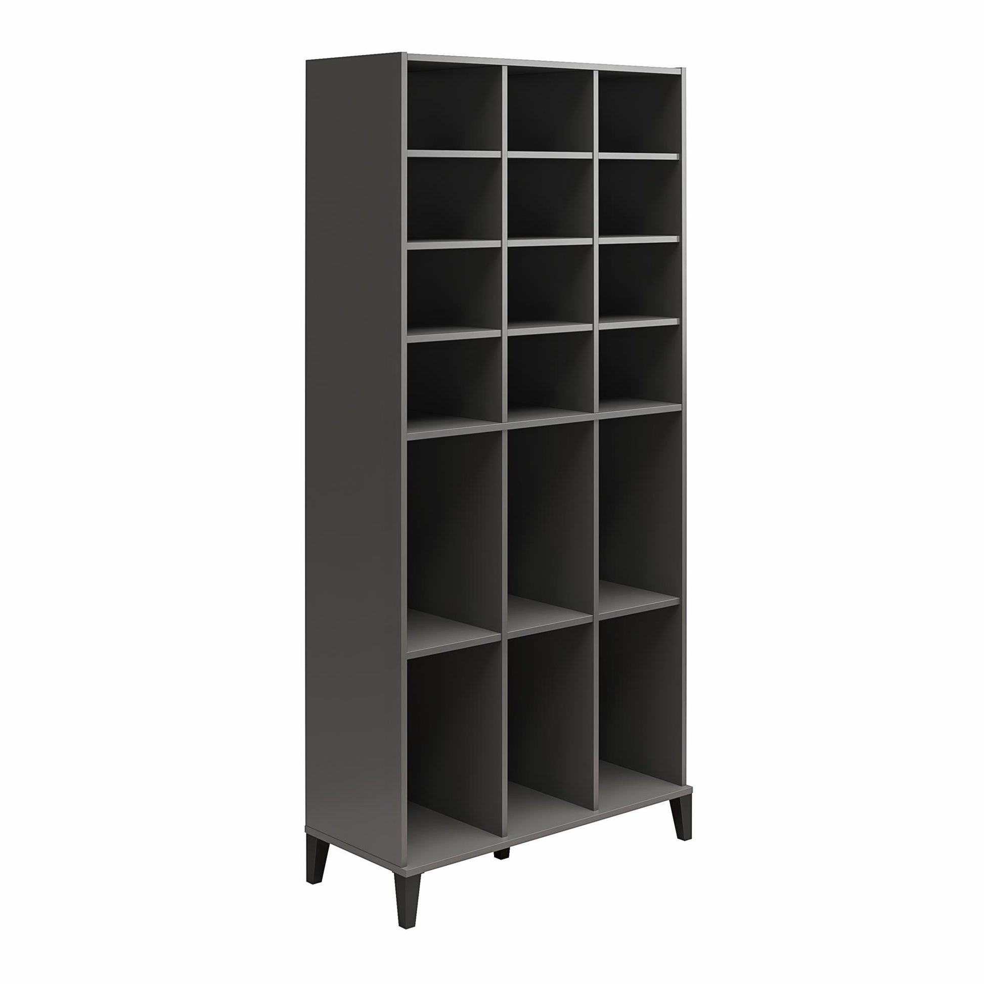 Flex Athletic Shoe Storage Cabinet for Boots & Tennis Shoes - Graphite