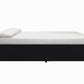 Maven Platform Bed with 2 Rollout Drawers for Storage - Black Faux Leather - Queen