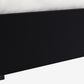 Maven Platform Bed with 2 Rollout Drawers for Storage - Black Faux Leather - Queen