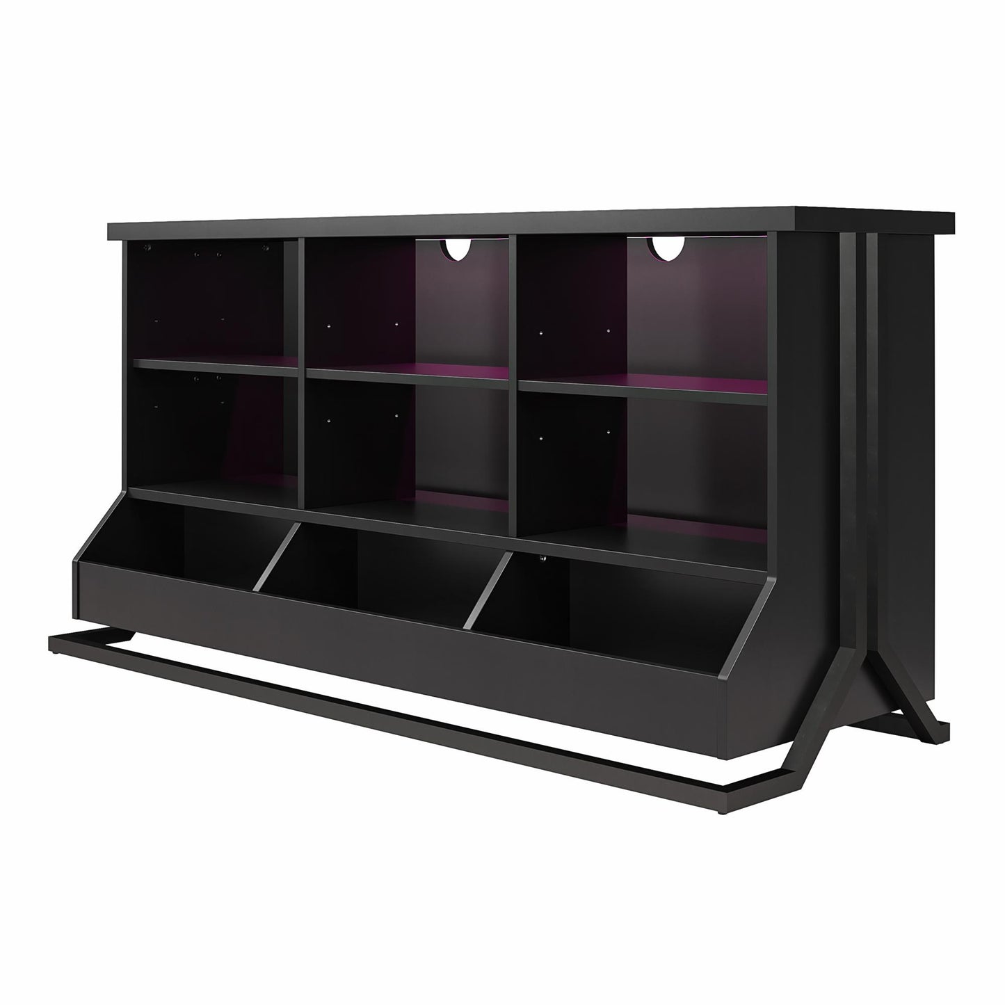 Grind Gaming Console with LED Lights, Black - Black
