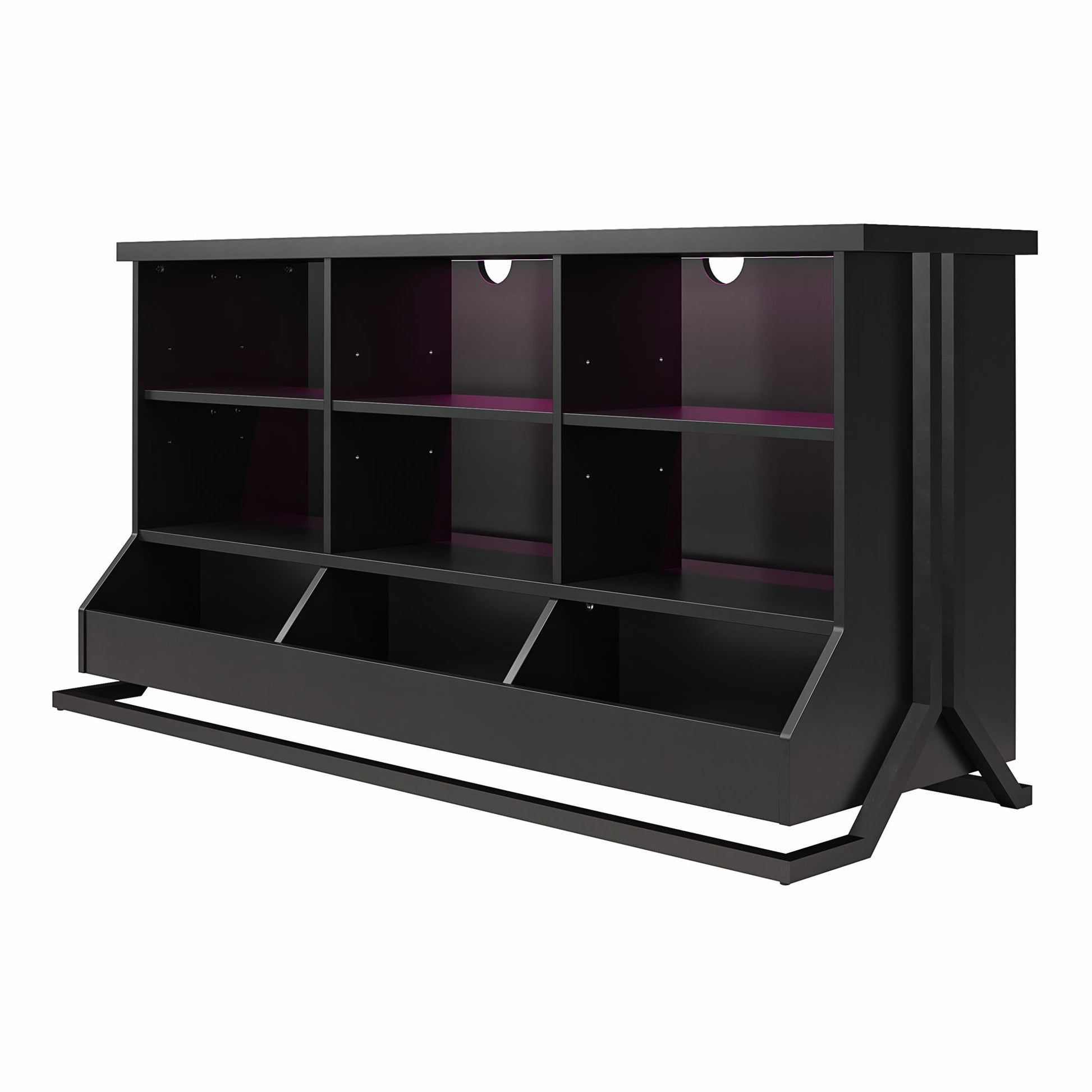 Grind Gaming Console with LED Lights, Black - Black