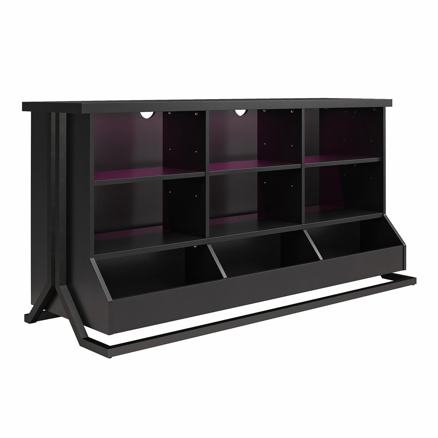 Grind Gaming Console with LED Lights, Black - Black
