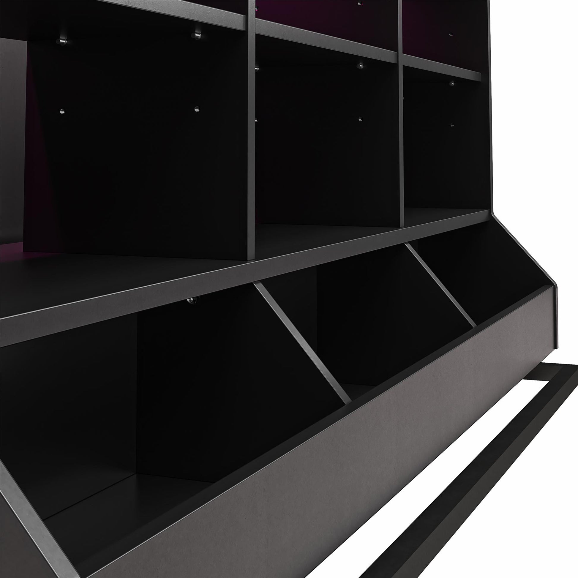 Grind Gaming Console with LED Lights, Black - Black